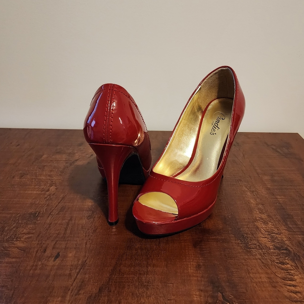 NWOT - Candie's Red Patent Heels